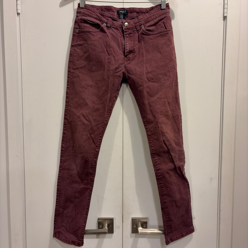 Forever 21 Men’s Burgundy Colour Pants
